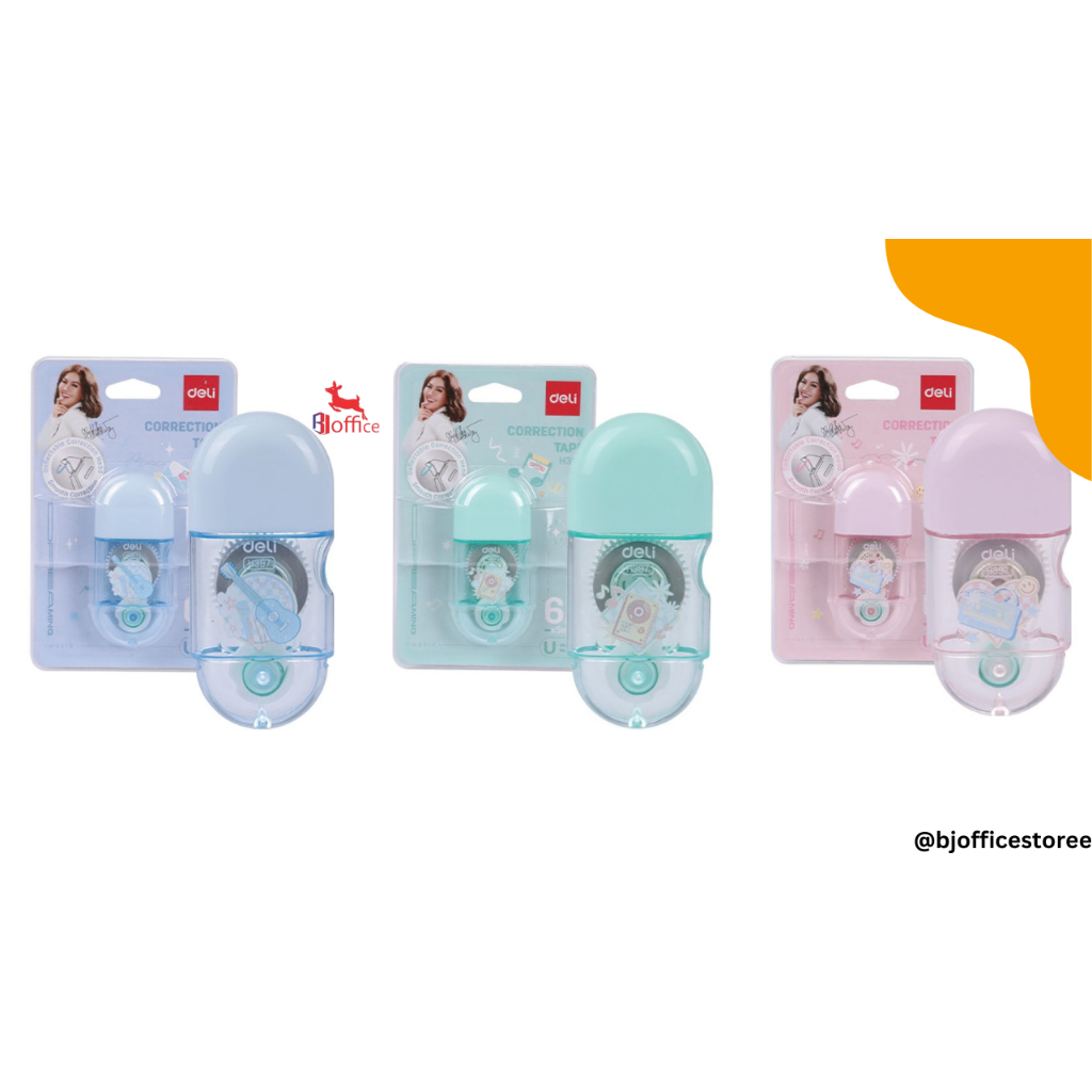 

Correction Tape Deli 6mx5mm Pita Kuat [ Edisi AGNEZ MO ] - CH397