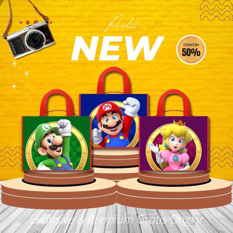 

Tas Ultah Super Mario New