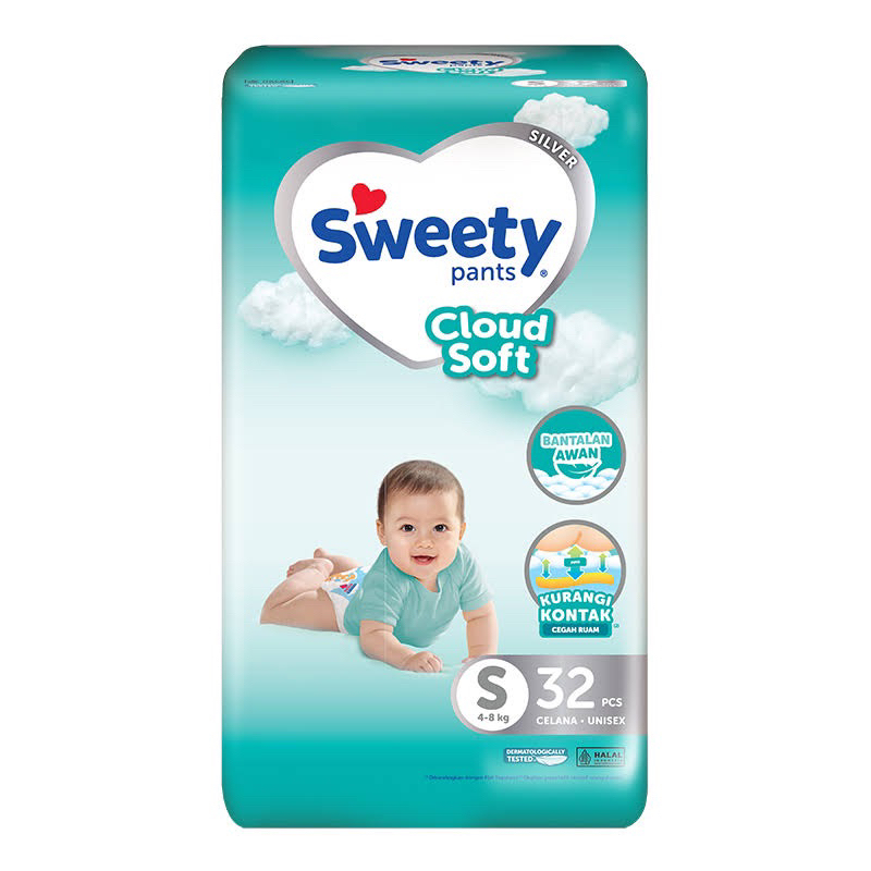 PAKET 1 Karton isi 4 ball sweety silver Nb-s/S/M/L