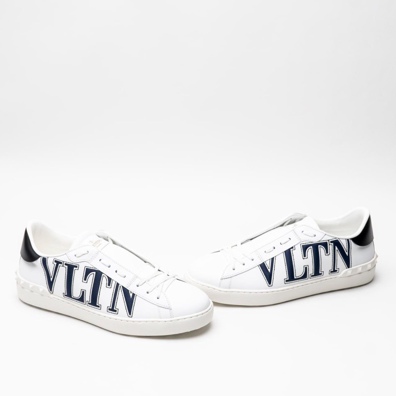 VALENTINO GARAVANI VLTN OPEN SNEAKERS IN WHITE
