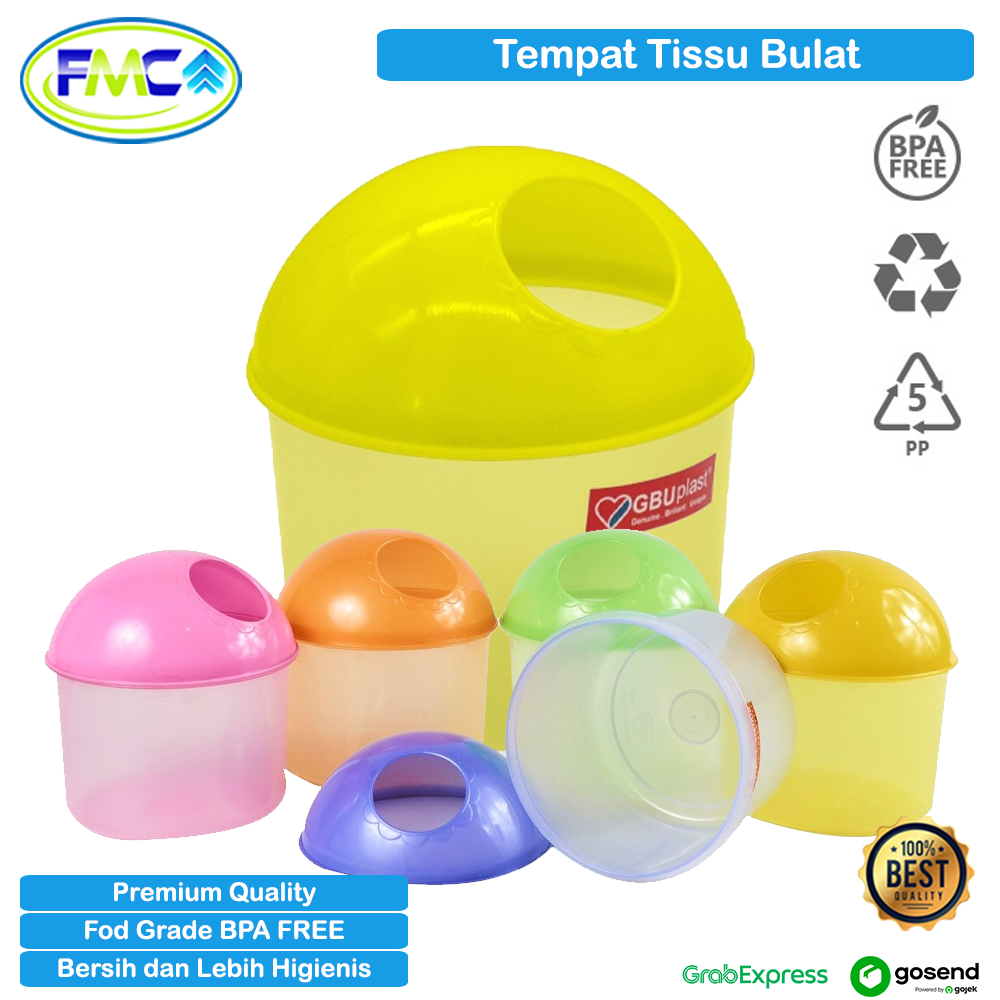 Tempat Tisu Roll Bulat Kotak Tissu Gulung Box Wadah Tissue Roll Dapur Rumah Makan Praktis