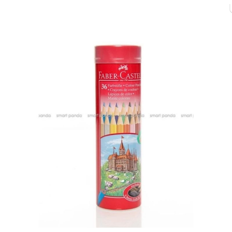 

Pensil Warna Faber Castell Kaleng Tabung 36 warna