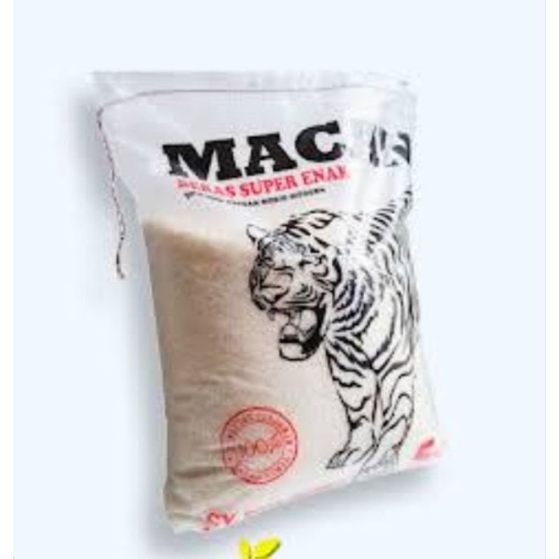 

Beras cap macan packing 1kg