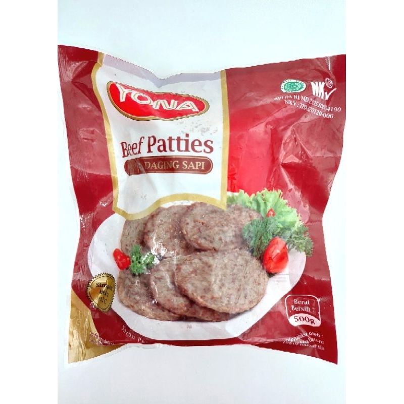 

Yona Beef Patties 500gr