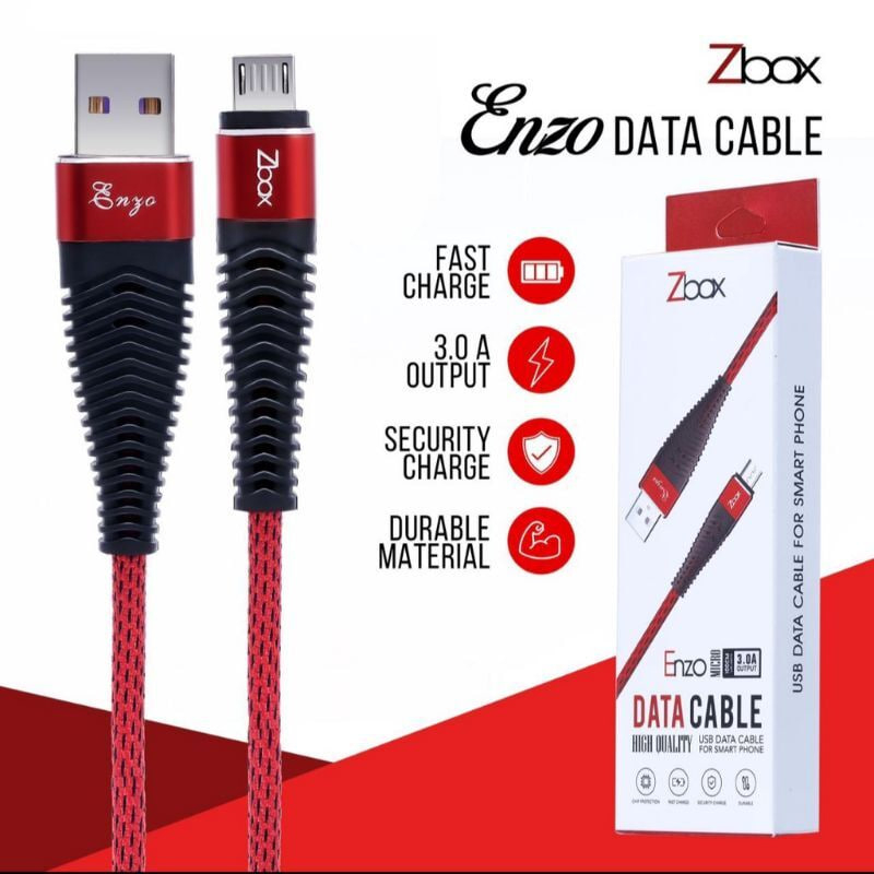 KABEL DATA ZBOX ENZO METAL | KABEL USB MURAH | KABEL DATA