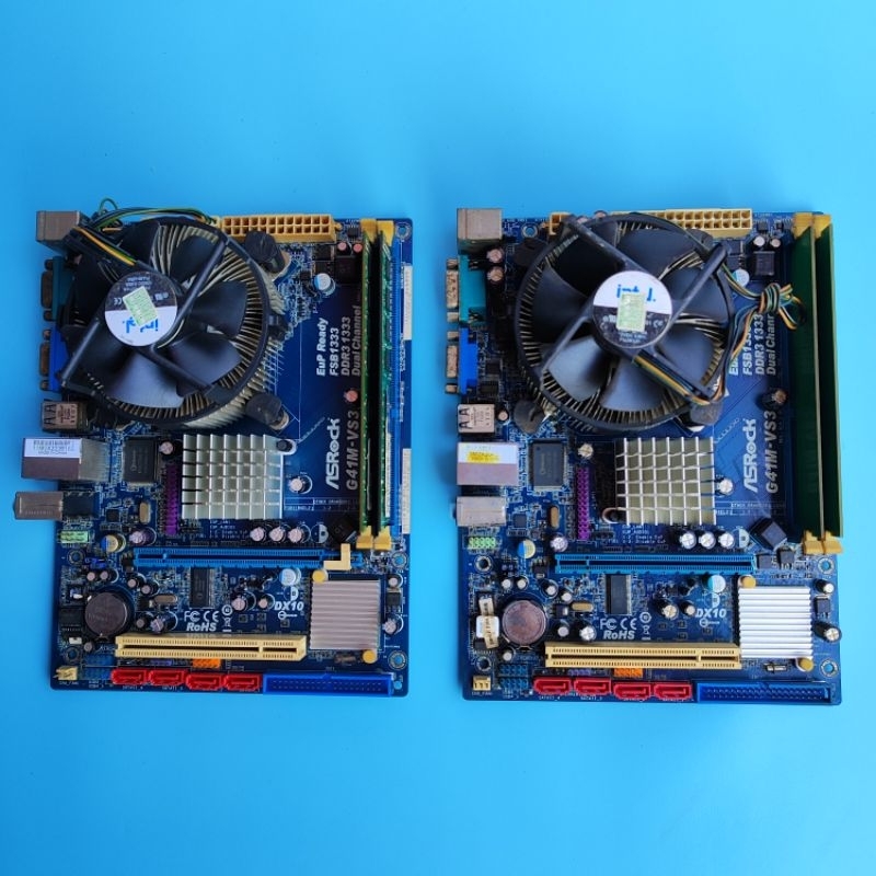 Motherboard DDR3 Asrock G41 LGA 775 PROC. E8400 RAM 4GB