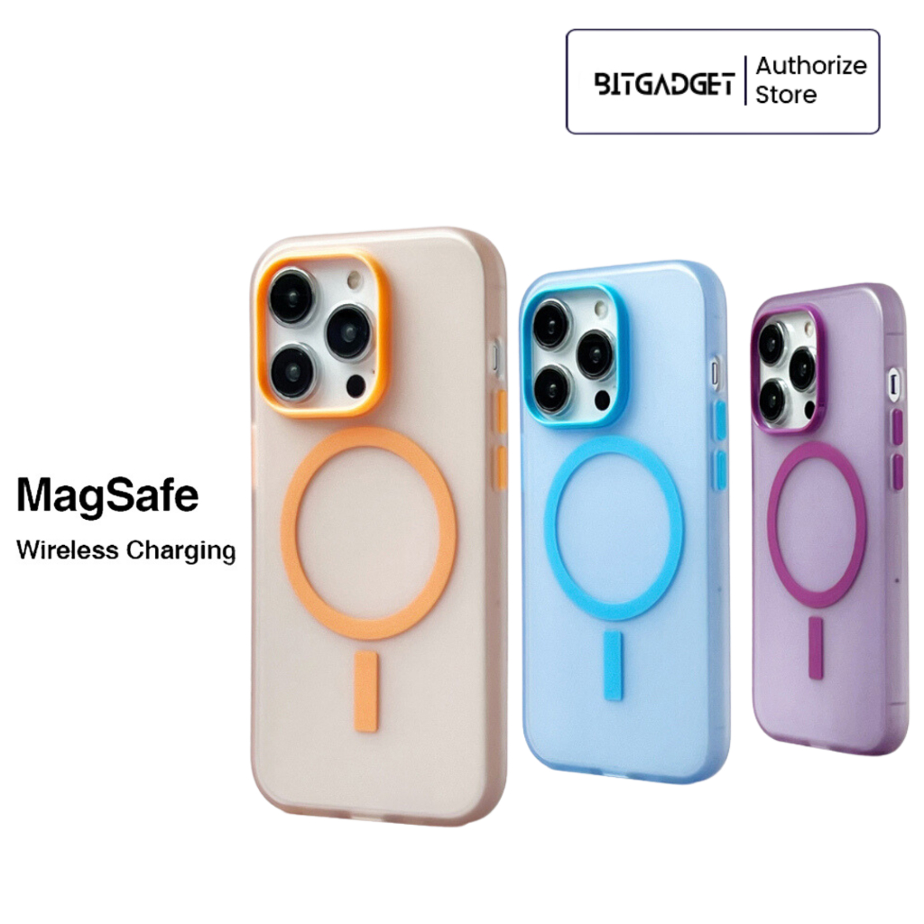 Casing MAGSAFE Space iPhone X XR XS Max Soft Case Anti Kuning Wireless Charge