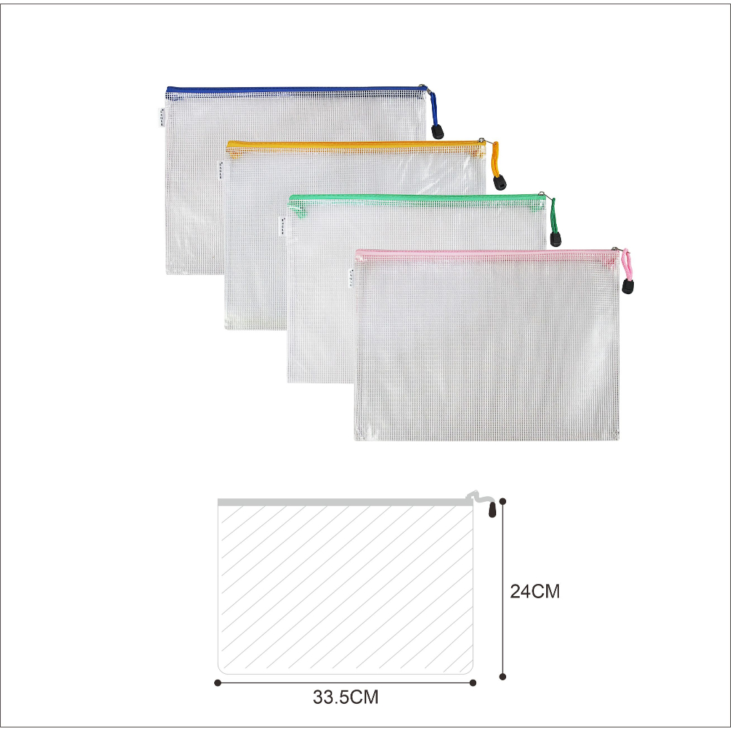 

Map Zipper Pocket Document Bag Tas Dokumen Resleting Tempat Pensil Tempat Bon Bill Kertas A4 EAGLE