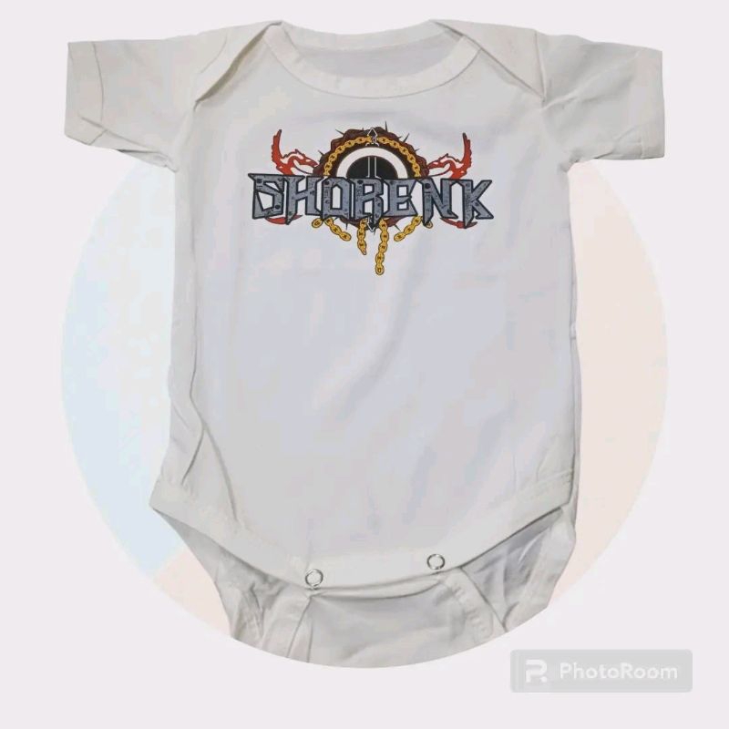 jumpsuit/jumper bayi shorenk rantai putih