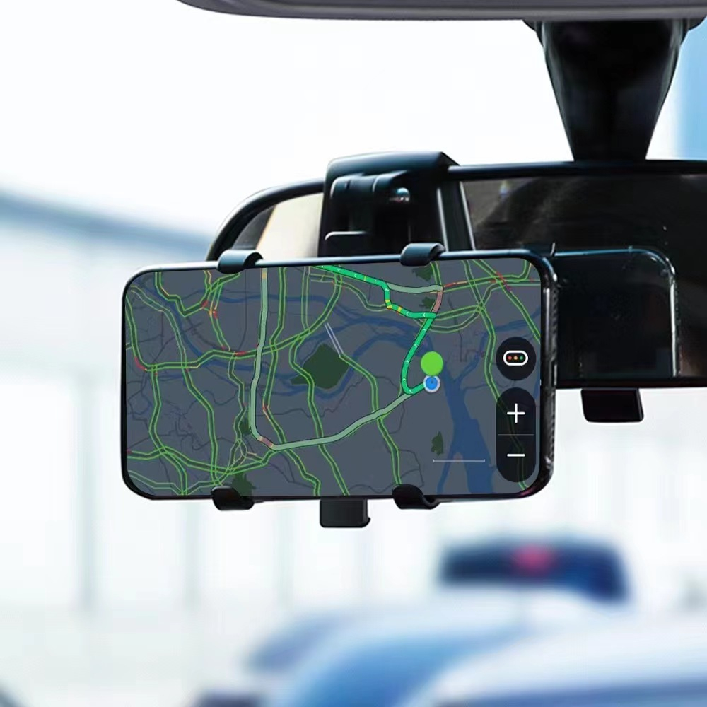 Stand Holder Mobil HP HD35 3-in-1 dengan Jepit Untuk Mobil