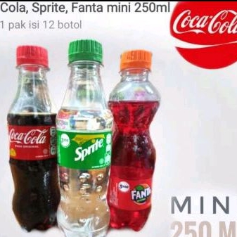 

Coca fanta sprite per botol