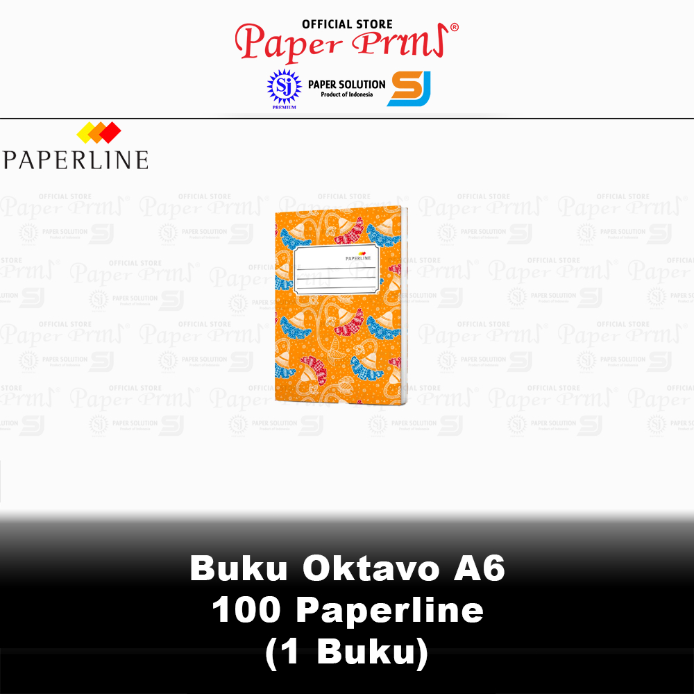 

Buku Oktavo Hardcover Paperline 100 Lembar