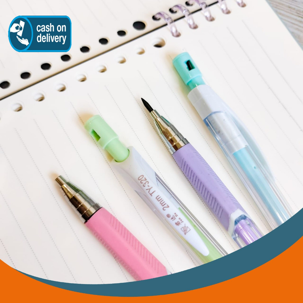 

pensil cetek ukuran 2.0 kode ty-320 alat tulis kantor dan sekolah aesthetic korea termurah COD
