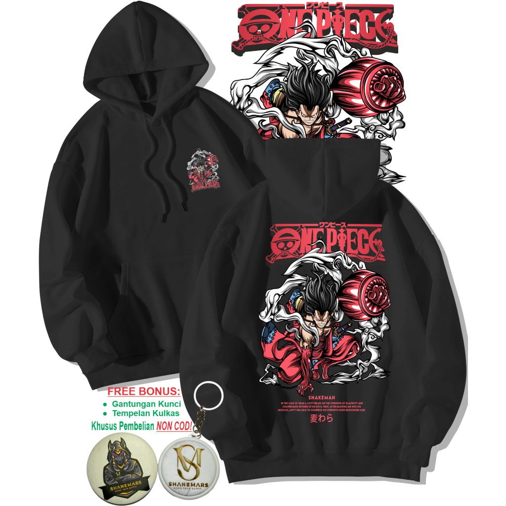 Sweater Hoodie Oversize Pria SNAKEMAN | Hodie Jumbo Wanita Anime Terbaru Bahan FLeece Tebal 300 Gsm 