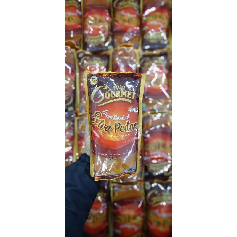 

Saus gourmet extra pedass kemasan 1kg