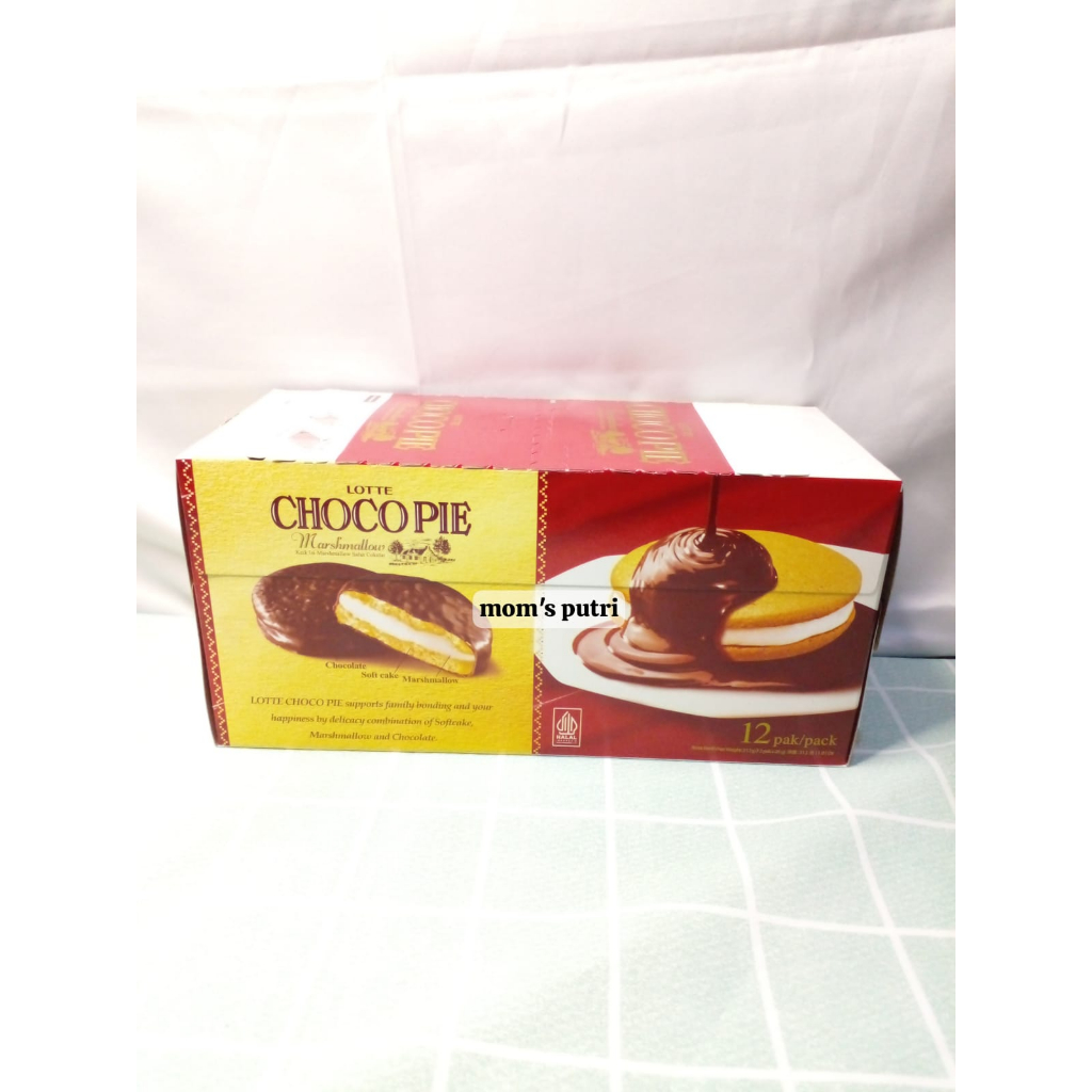 

LOTTE CHOCOPIE MARSHMELLOW ISI 12PCS