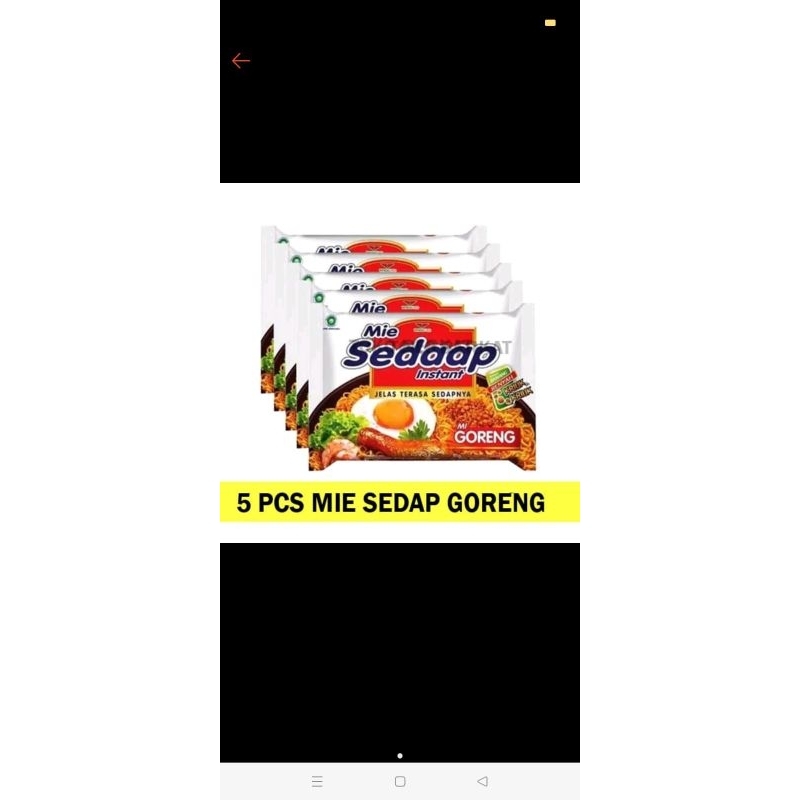 

mie sedap goreng (5pcs) murah