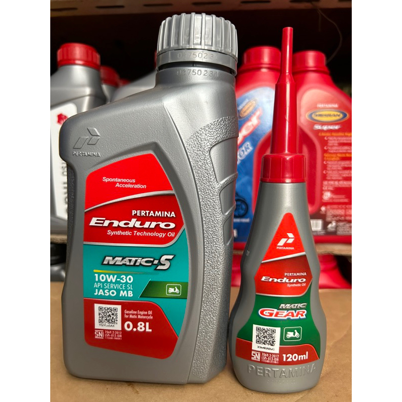 OLI ENDURO MATIC S 0,8 ML + OLI GARDAN ENDURO 100% ASLI
