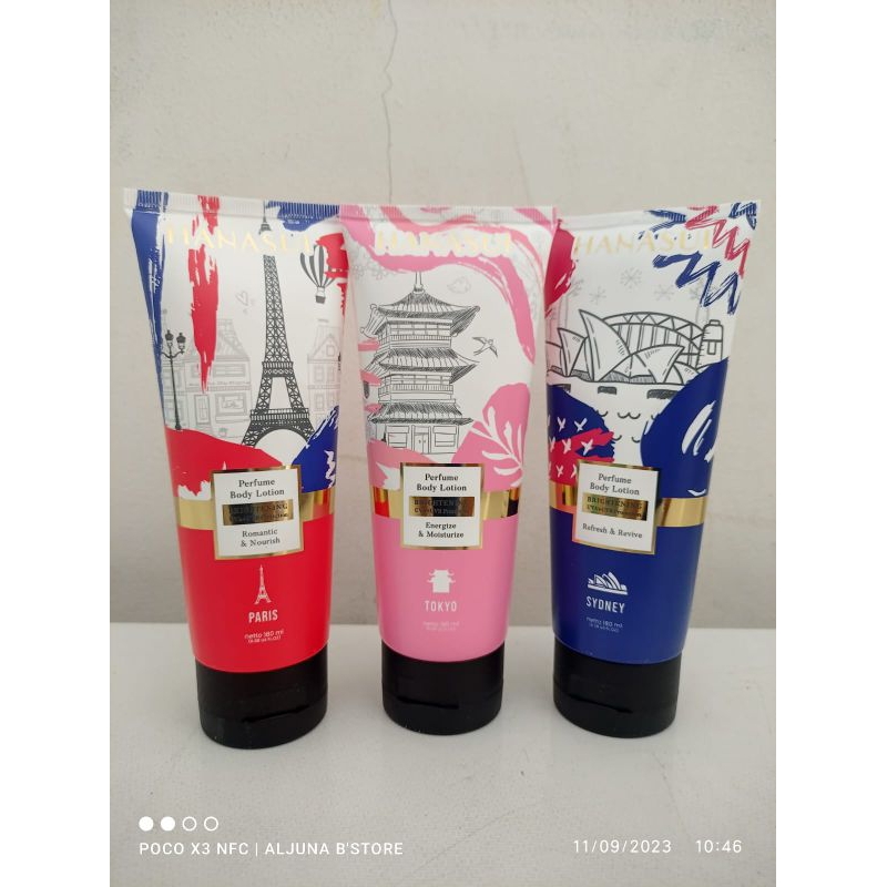 Hanasui body lotion