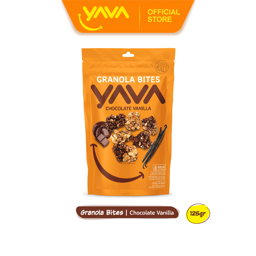 

YAVA Granola Bites Chocolate Vanilla 125g