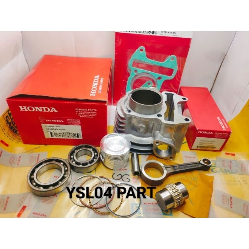 PAKETAN BLOK SEHER PLUS STANG SEHER KVY BEAT KARBU 110 SCOOPY KARBU SPACY  KARBU ORI