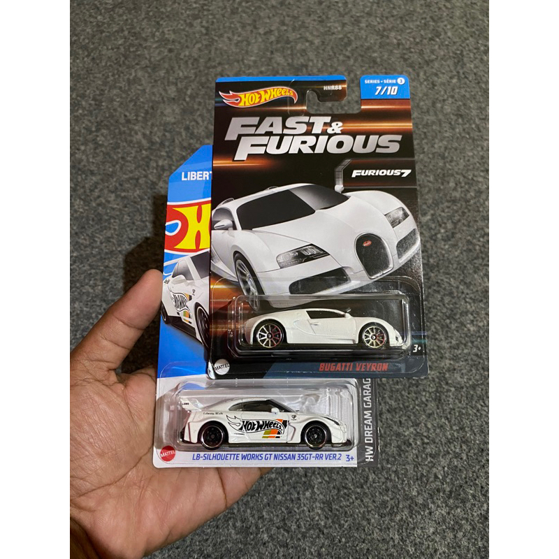 hot wheels paket nissan 35 gtr lbwk dan bugatti fast furious