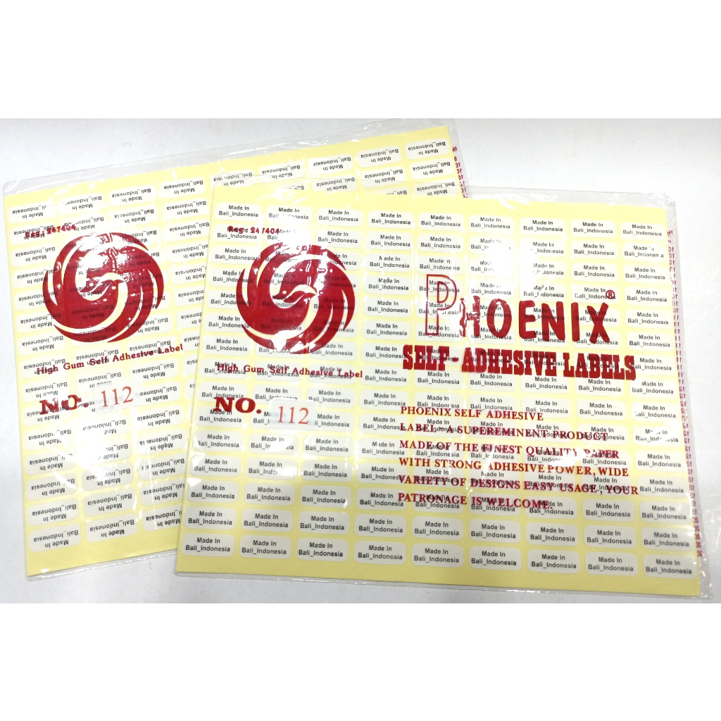 

Phoenix Label no 112, 103, 121