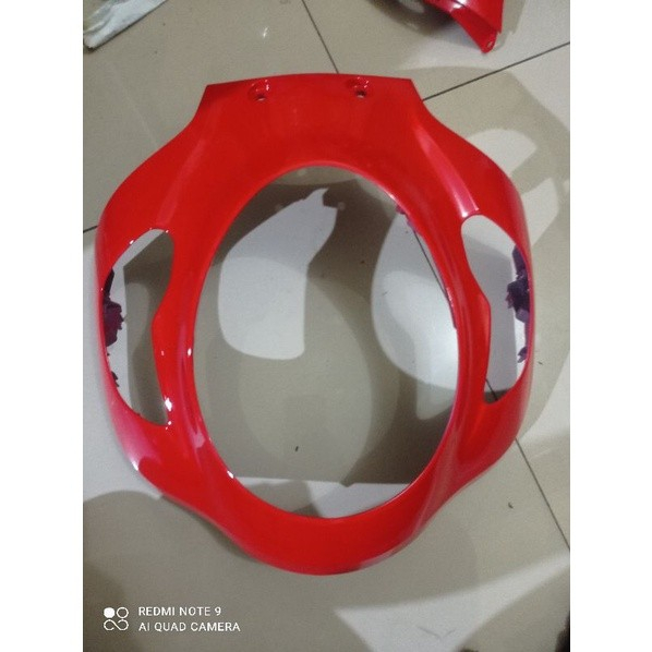 tameng depan Scoopy new 2021 k2f merah glossy original AHM original