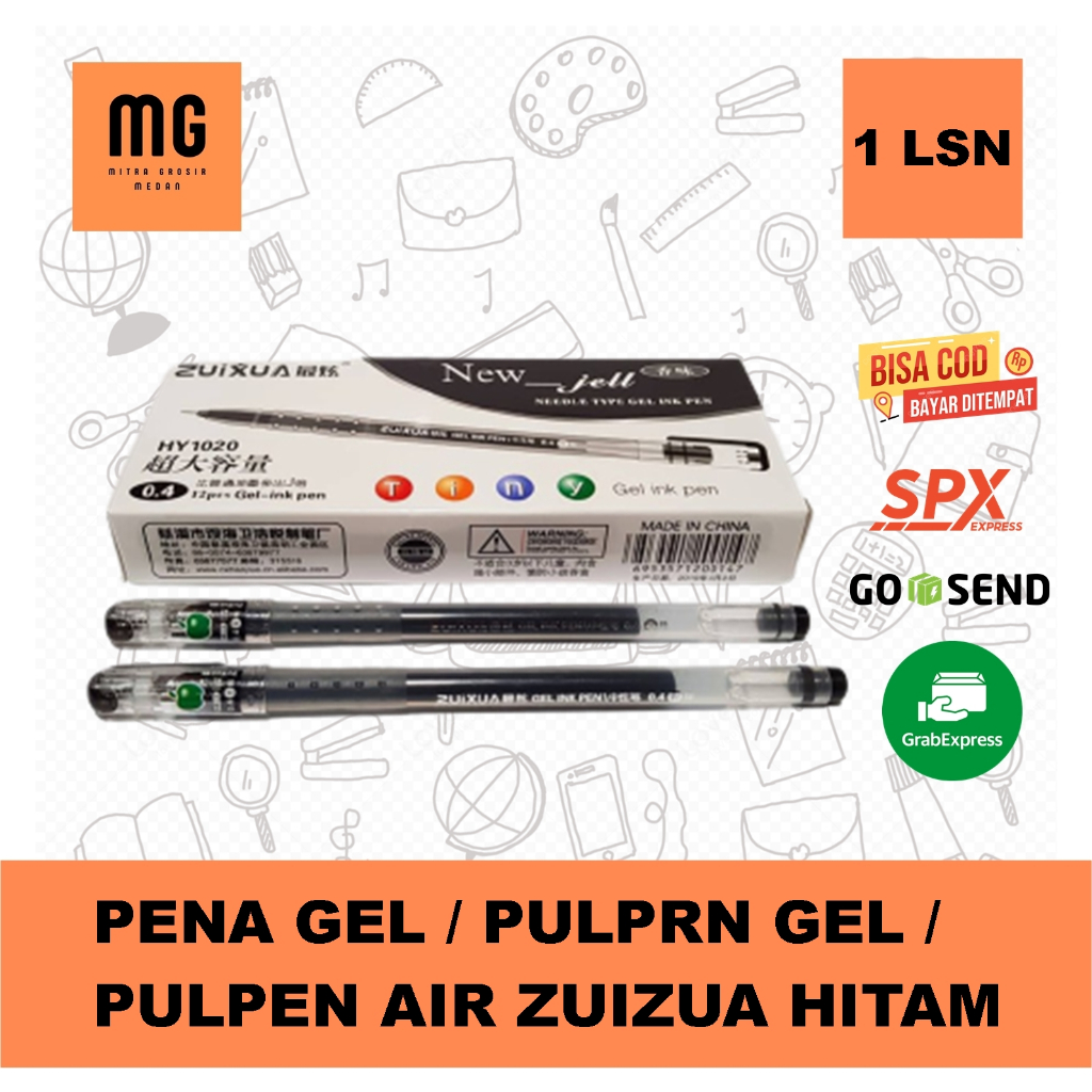 

Pena Gel / Pulpen Gel / Pulpen Air Zuixua Hitam