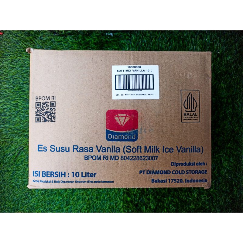 

Soft Milk Ice Vanila Diamond 10Liter.