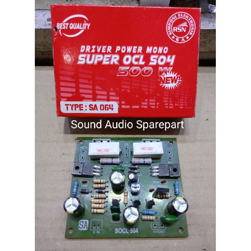 Kit Power Driver SUPER OCL 504.. Kit Power Driver Amplifier SUPER OCL 504