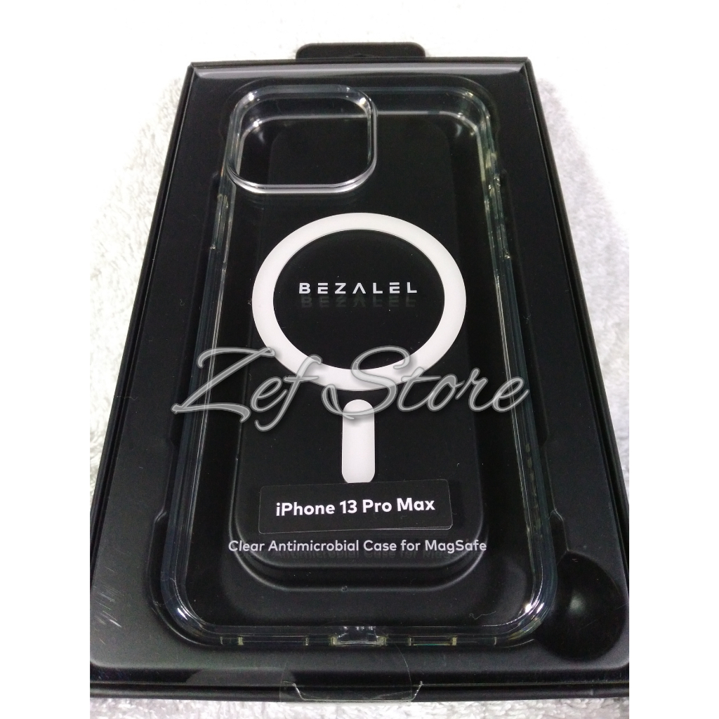 [ORIGINAL] BEZALEL Magsafe Antibacterial Anti Yellowing Clear Case Casing for iPhone 13 Pro Max