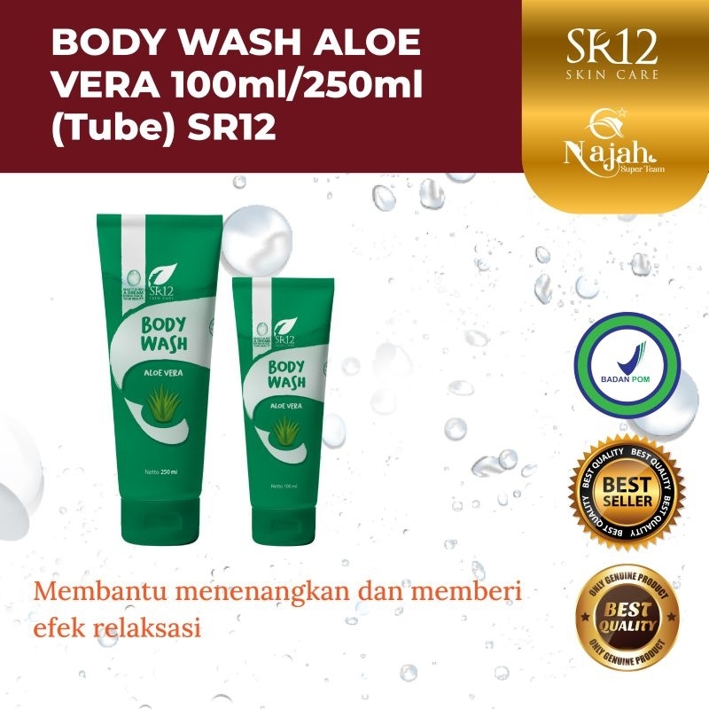 BODY WASH ALOEVERA SR12 / SABUN MANDI SR12 / SABUN MANDI LIDAH BUAYA