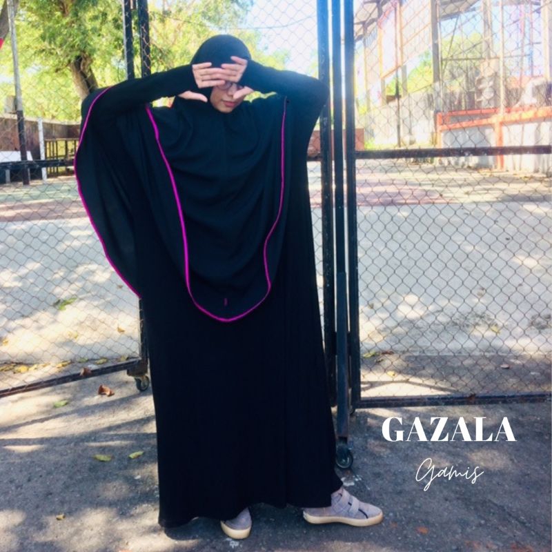 Set Gamis + Hijab Gazala