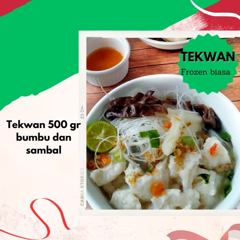 Tekwan Asli Palembang Frozen tekwan instan paket lengkapTekwan Palembang komplit