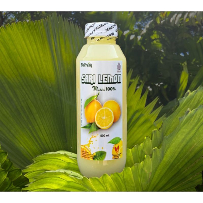 

Sari lemon murni 100% untuk diet 500 ml