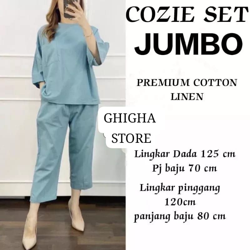 Cozie Cesia Oneset Jumbo terbaru kekinian xxxl setelan