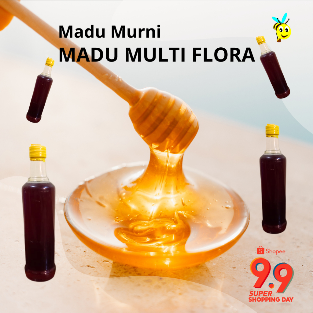 

Madu Multi Flora Madu Murni 100% Meningkatkan Sistem Imun Kekebalan Tubuh dan Sebagai Anti Oksidan