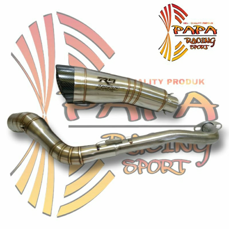 Knalpot R9 H2 PNP AEROX NMAX PCX XMAX VARIO