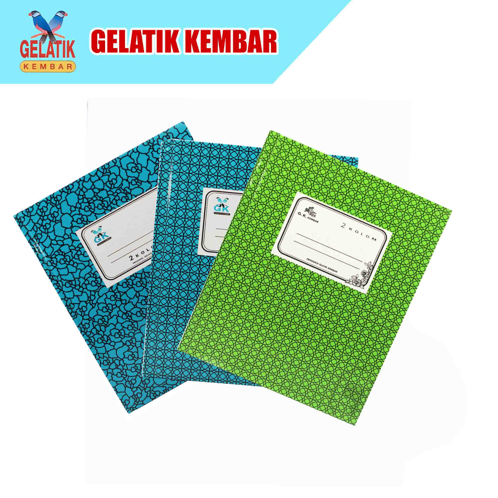 

Gelatik Kembar Hardcover Buku Kas Kwarto 50 - 2 Kolom