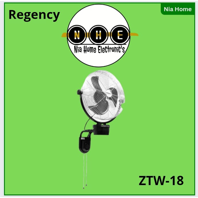 Regency ZTW 18 Kipas Angin Dinding  ZTW18 Tornado Wall Fan 18 in