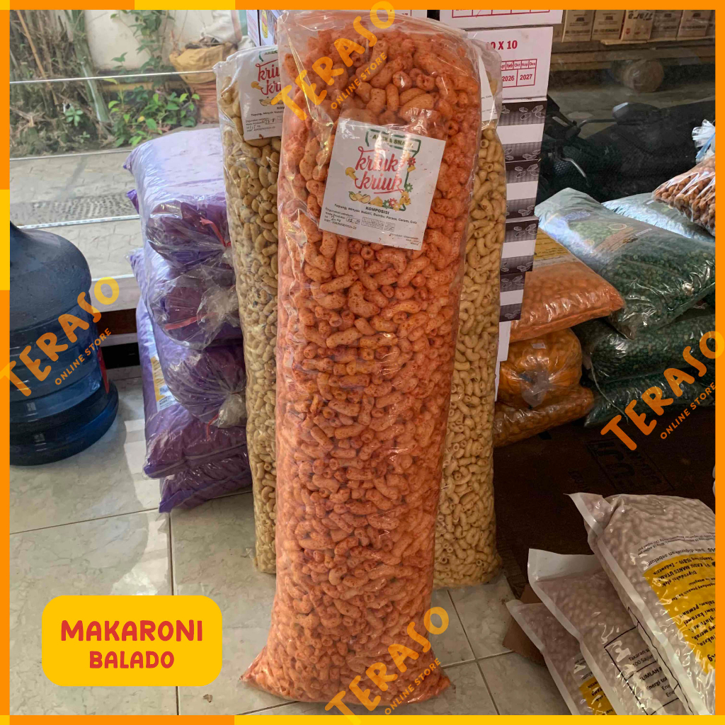 

[KILOAN] Makaroni Balado Kriuk Kriuk Pedas Gurih Nagih