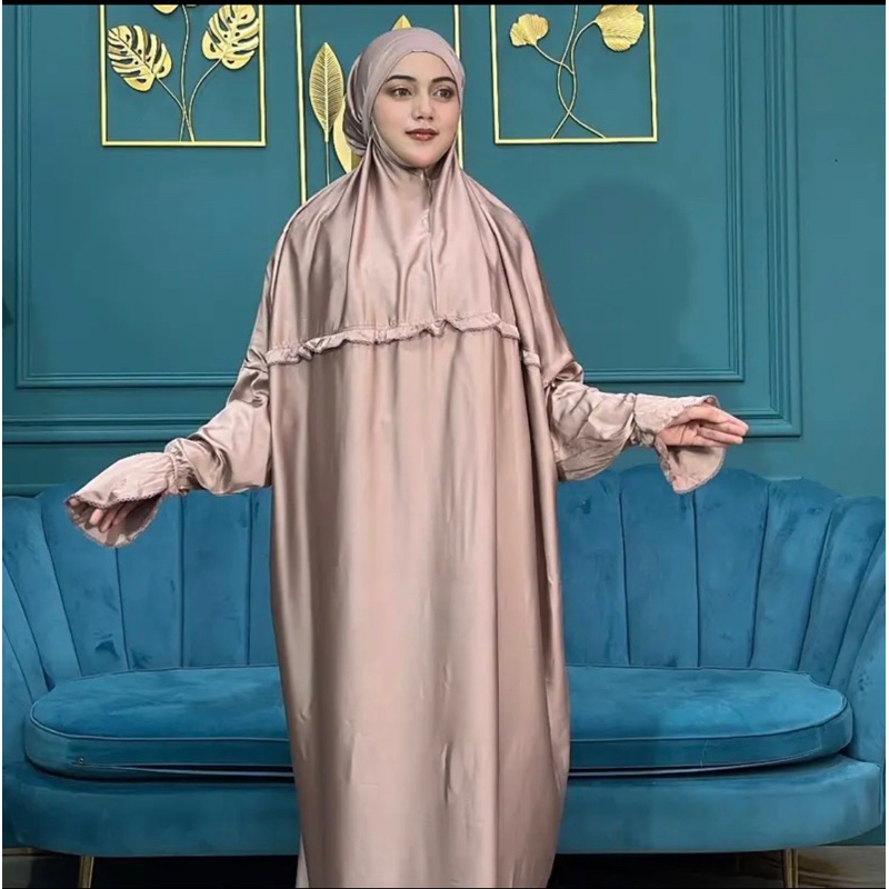 jazila new mukena silk terusan premium