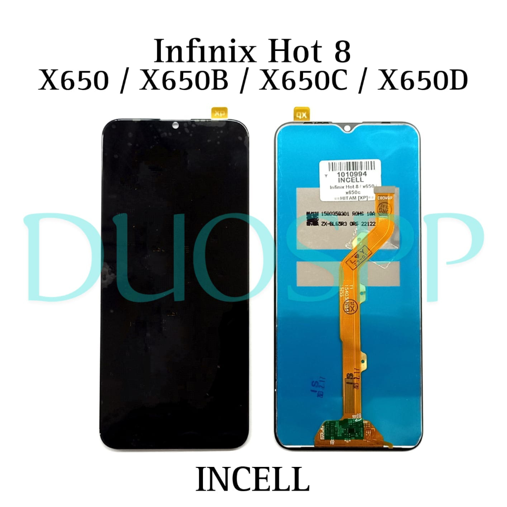 LCD TOUCHSCREEN INFINIX HOT 8 / X650 / X650B / X650C X650D LCD TS FULLSET