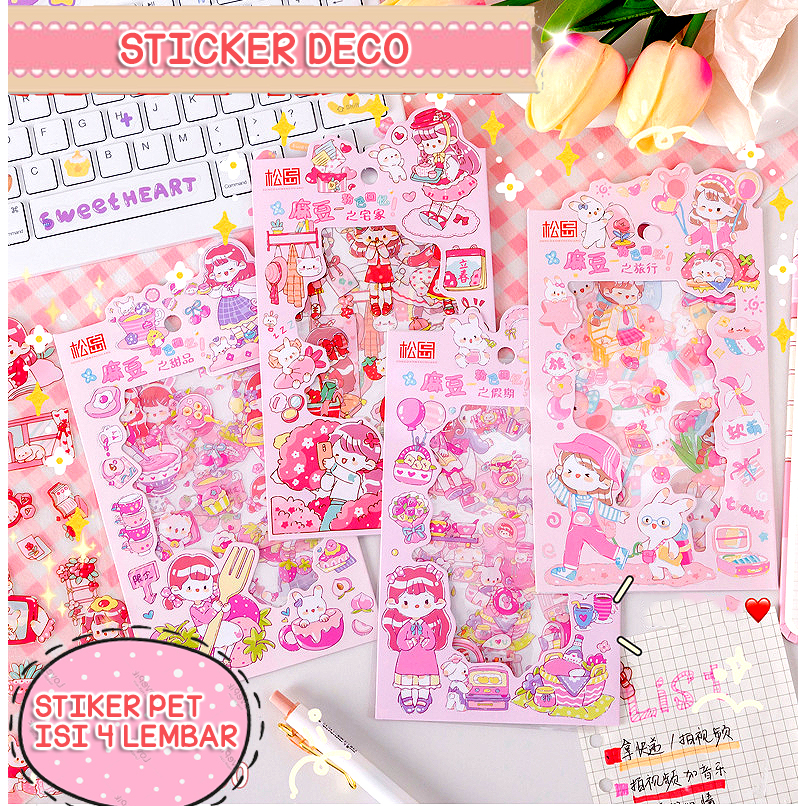 

STIKER DIARY JOURNAL ISI 4 LEMBAR FRESH GIRL KARTUN SERIES CUTTING STICKER DECORATIVE PACK STIKER DEKORASI JOURNAL LUCU PET TRANSPARANT UNTUK HIAS SCRAPBOOK BUKU DIARY HP HOBI JOURNALING DLL