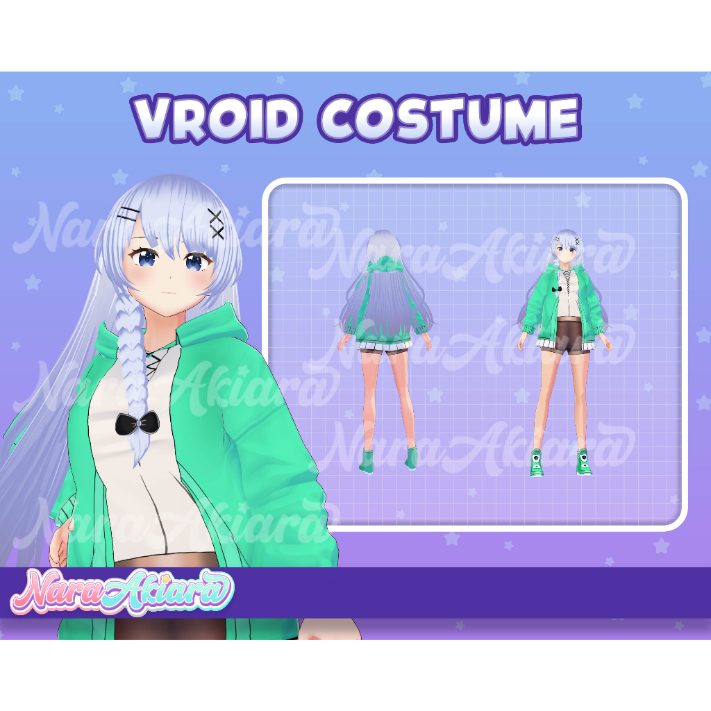 Upgrade Tampilan VTuber dengan Pilihan Kostum Vroid 3D Terlengkap, Kostum Vroid 3D, Kostum VTuber 3D