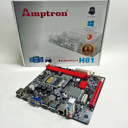 MOTHERBOARD AMPTRON H81 DDR3 LGA 1150