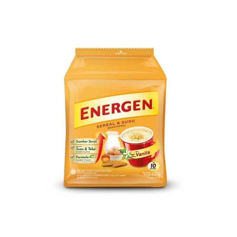 

Energen Vanilla Pouch @32 gram isi 10 pcs - Velyn Mart