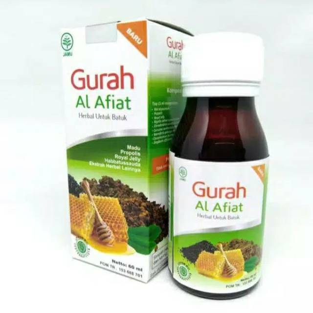 

Sirup Gurah al afiat 60ml | herbal untuk batuk dan flu