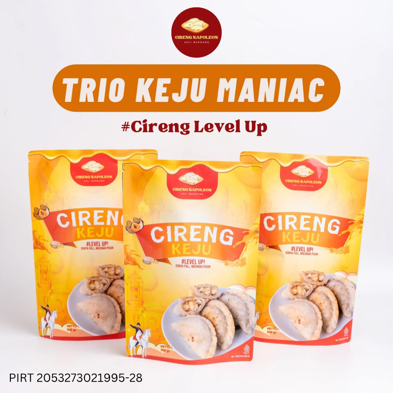 

BUNDLING SPECIAL 3Pcs - Cireng Keju Krim Napoelon